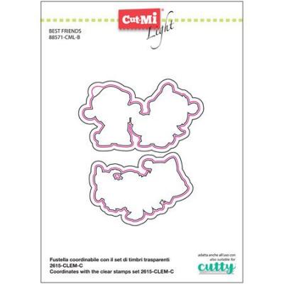 Impronte d'Autore Outline Dies - Best Friends